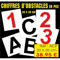 ACP - JEU DE CHIFFRE EN PVC 20 X 20 CM destockage 1 A 12+ABC+AB